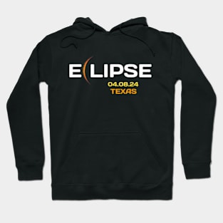 Total Solar Eclipse In Texas April 8 2024 Totality Hoodie